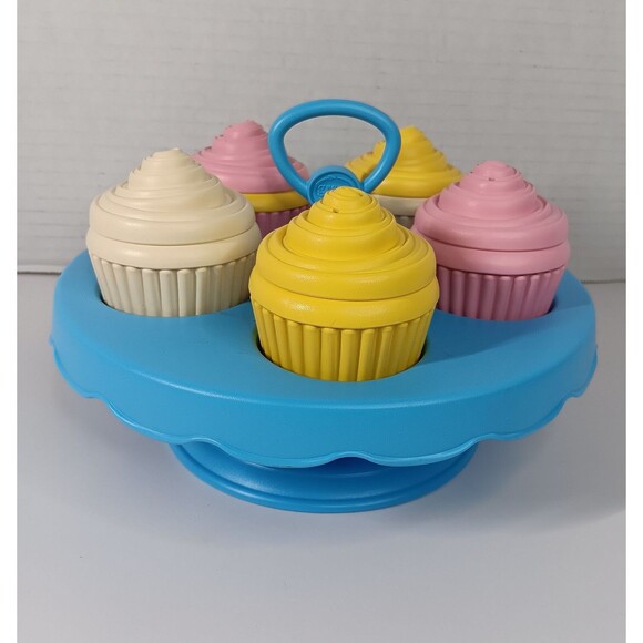 Green Toys Kids Toy Cup Cakes Muffin Tray Pretend Play Baking Food Plastic - Picture 1 of 10